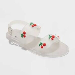 Girls' Art Class Cherry Red Saniah Jelly Sandals 13 New With Tags
